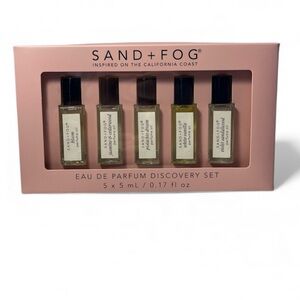 💰 Sand + Fog Discovery Set of 5 Scented Oil - Each one is 0.17 fl oz - NIB***